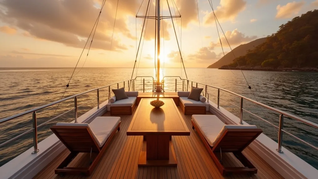 Motor Yacht vs Sailing Yacht in Raja Ampat