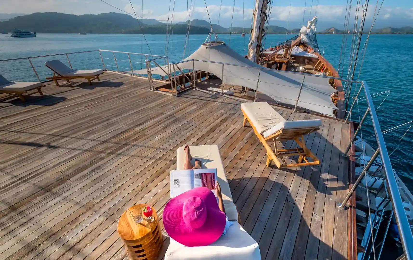 Upper Deck on Lamima Phinisi | Raja Ampat Bali