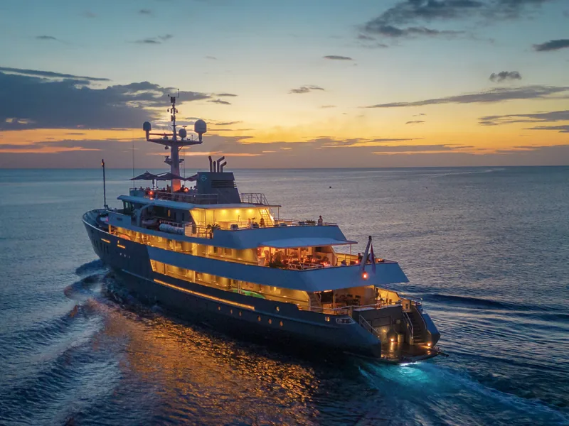 Aqua Blu — private charter yacht, exterior