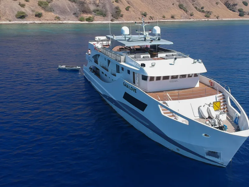 Gaia Love — private charter yacht, exterior