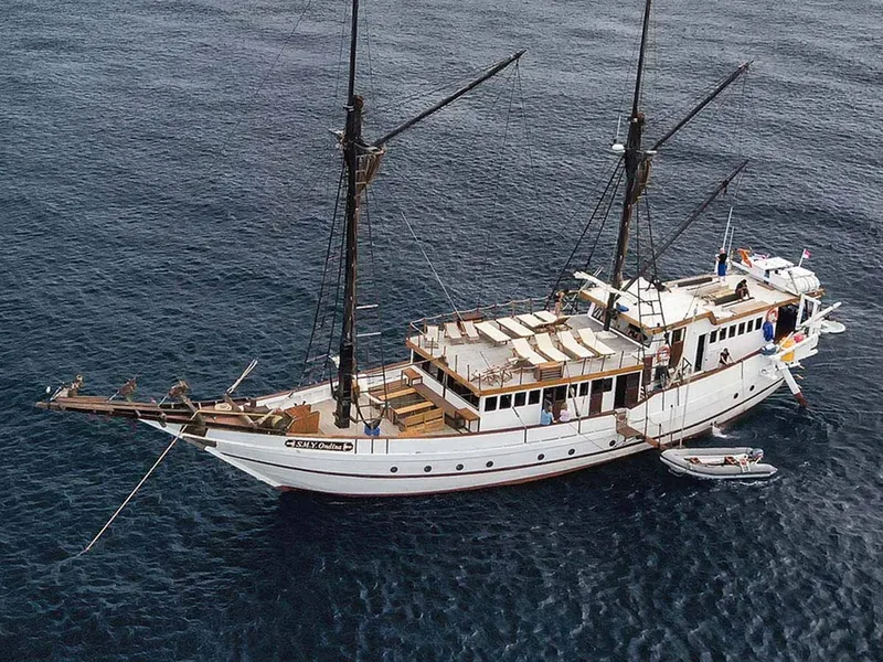 Ondina — private charter yacht, exterior