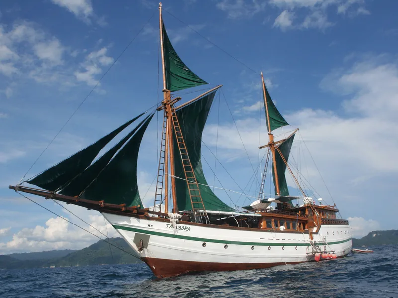 Tambora — private charter yacht, exterior