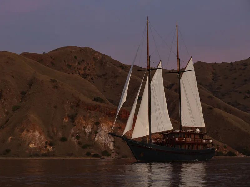 Vela — private charter yacht, exterior